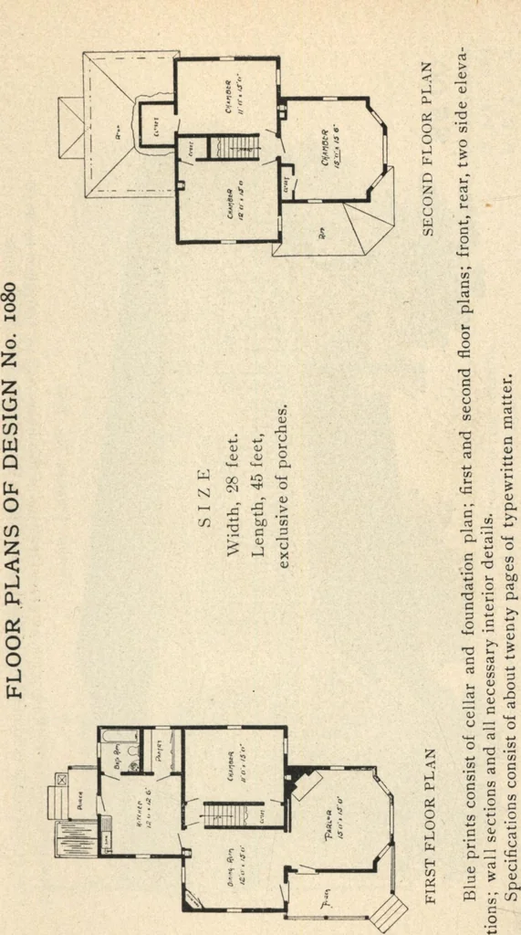 An illustration from Common-sense stair building and handrailing, 1903, leaf 222
