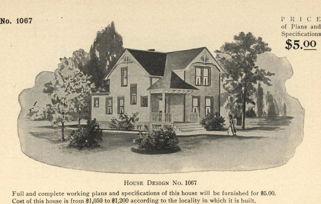 An illustration from Common-sense stair building and handrailing, 1903, leaf 227