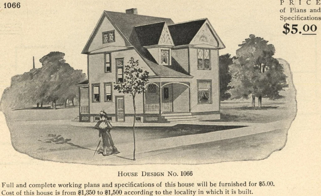 An illustration from Common-sense stair building and handrailing, 1903, leaf 229