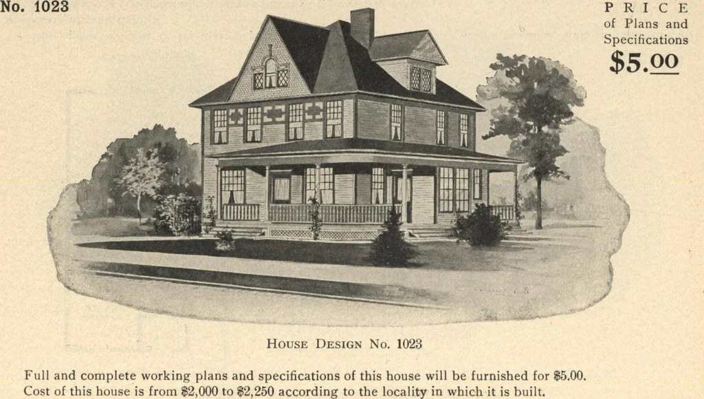 An illustration from Common-sense stair building and handrailing, 1903, leaf 233