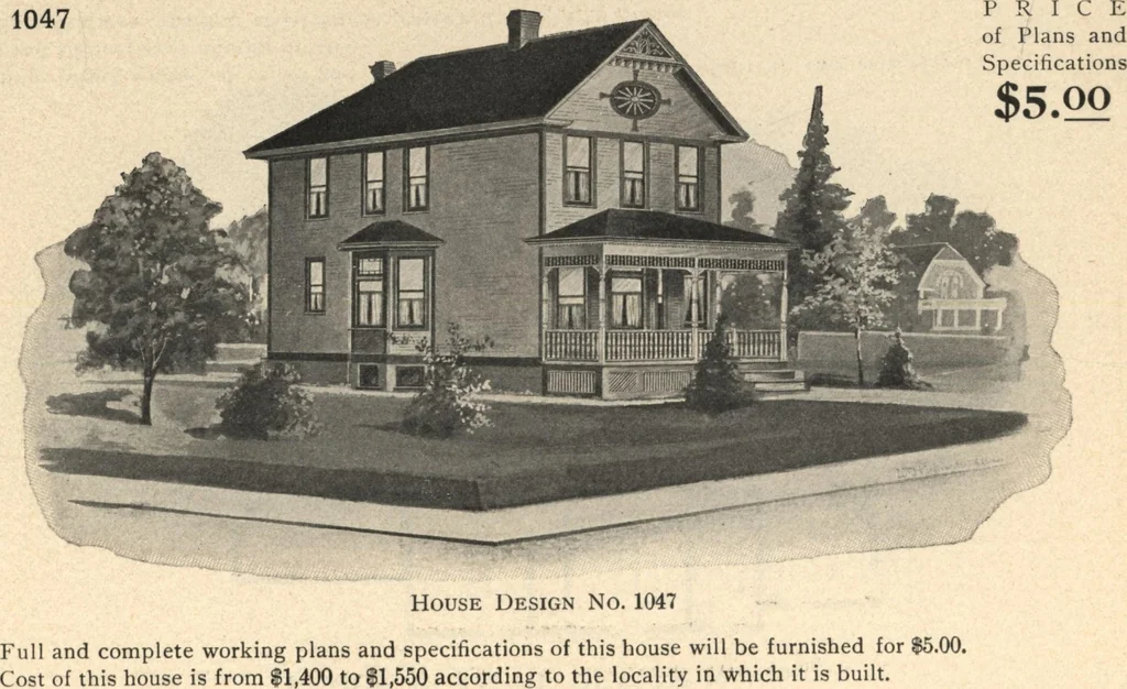 An illustration from Common-sense stair building and handrailing, 1903, leaf 237
