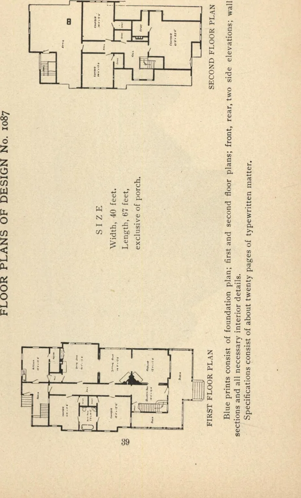 An illustration from Common-sense stair building and handrailing, 1903, leaf 240