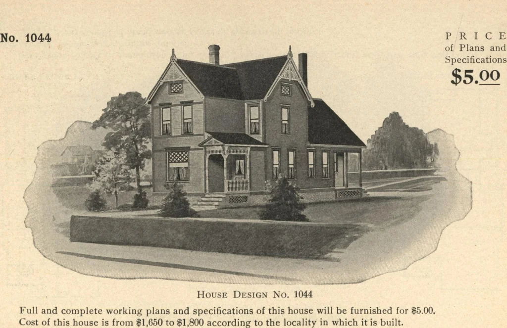 An illustration from Common-sense stair building and handrailing, 1903, leaf 241