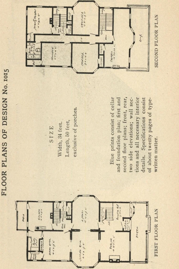 An illustration from Common-sense stair building and handrailing, 1903, leaf 246