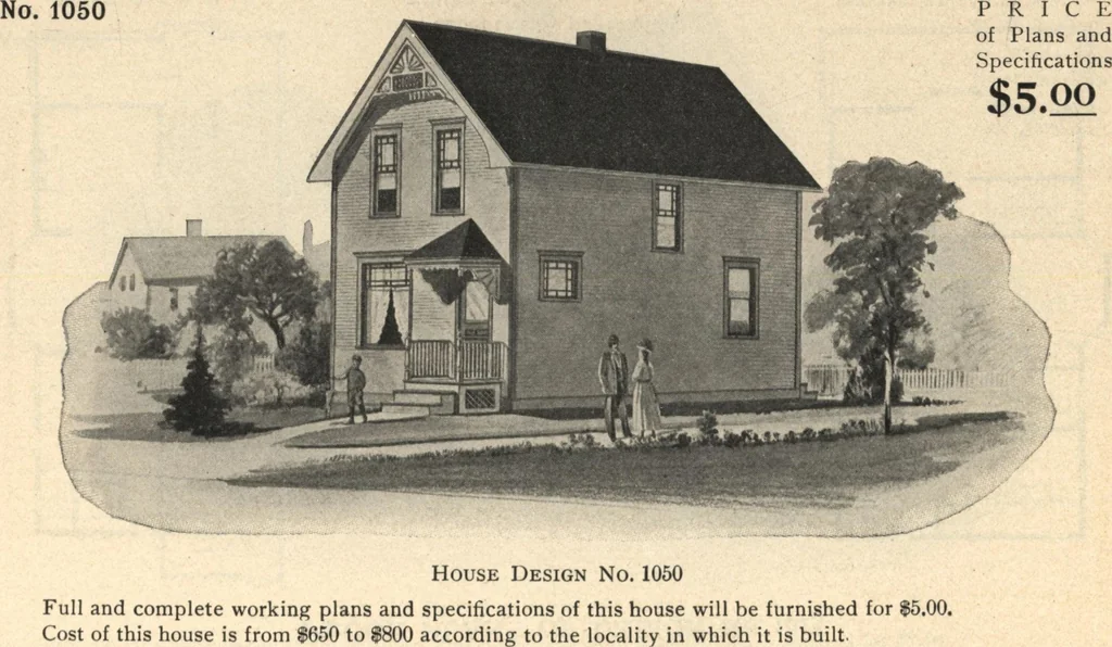 An illustration from Common-sense stair building and handrailing, 1903, leaf 247