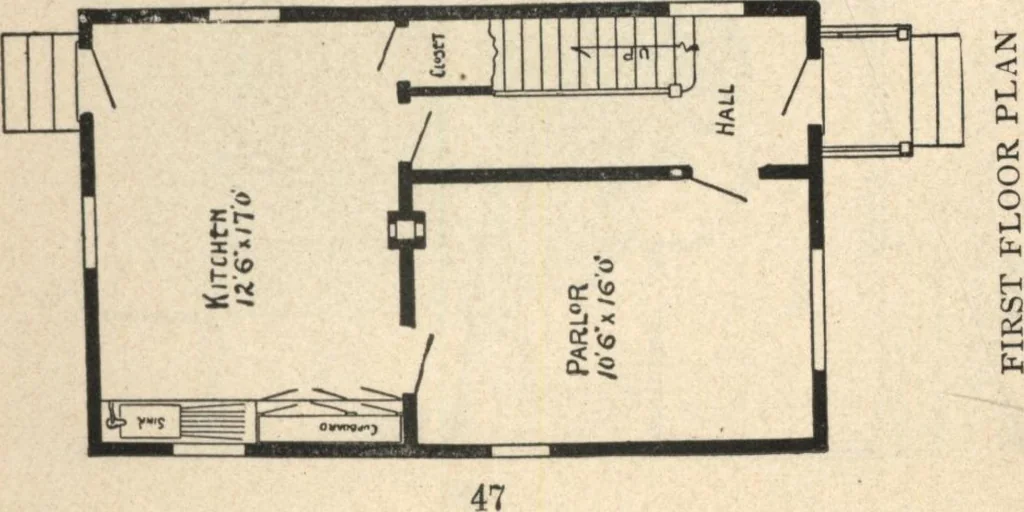 An illustration from Common-sense stair building and handrailing, 1903, leaf 248