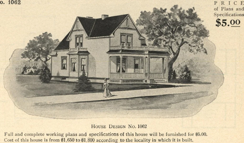 An illustration from Common-sense stair building and handrailing, 1903, leaf 251
