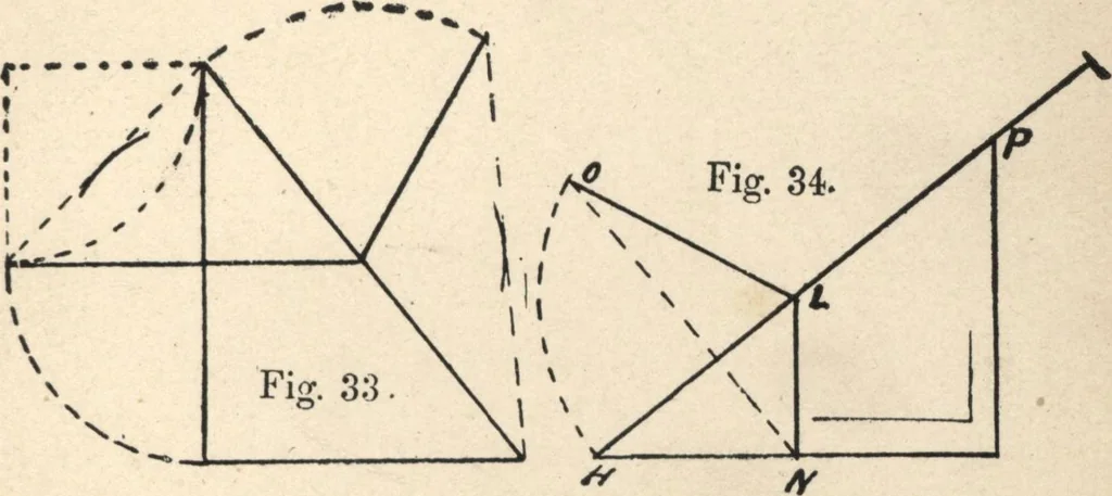 An illustration from Common-sense stair building and handrailing, 1903, leaf 34