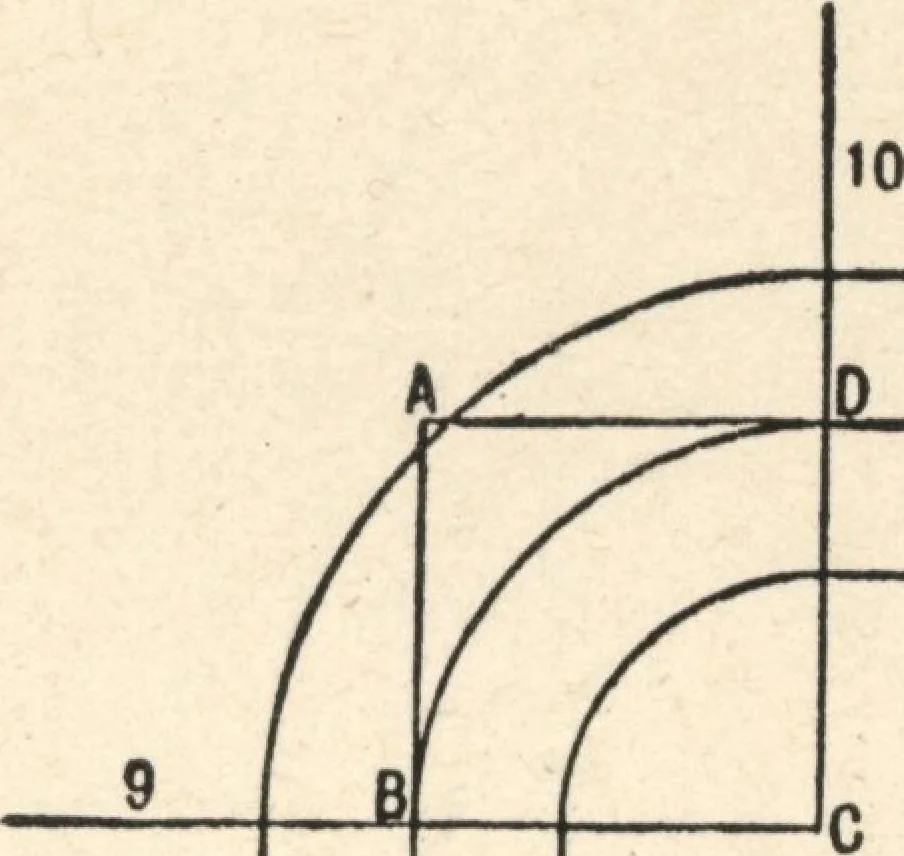An illustration from Common-sense stair building and handrailing, 1903, leaf 78