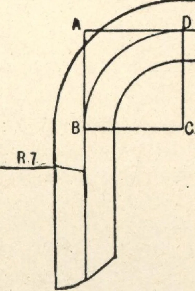An illustration from Common-sense stair building and handrailing, 1903, leaf 88