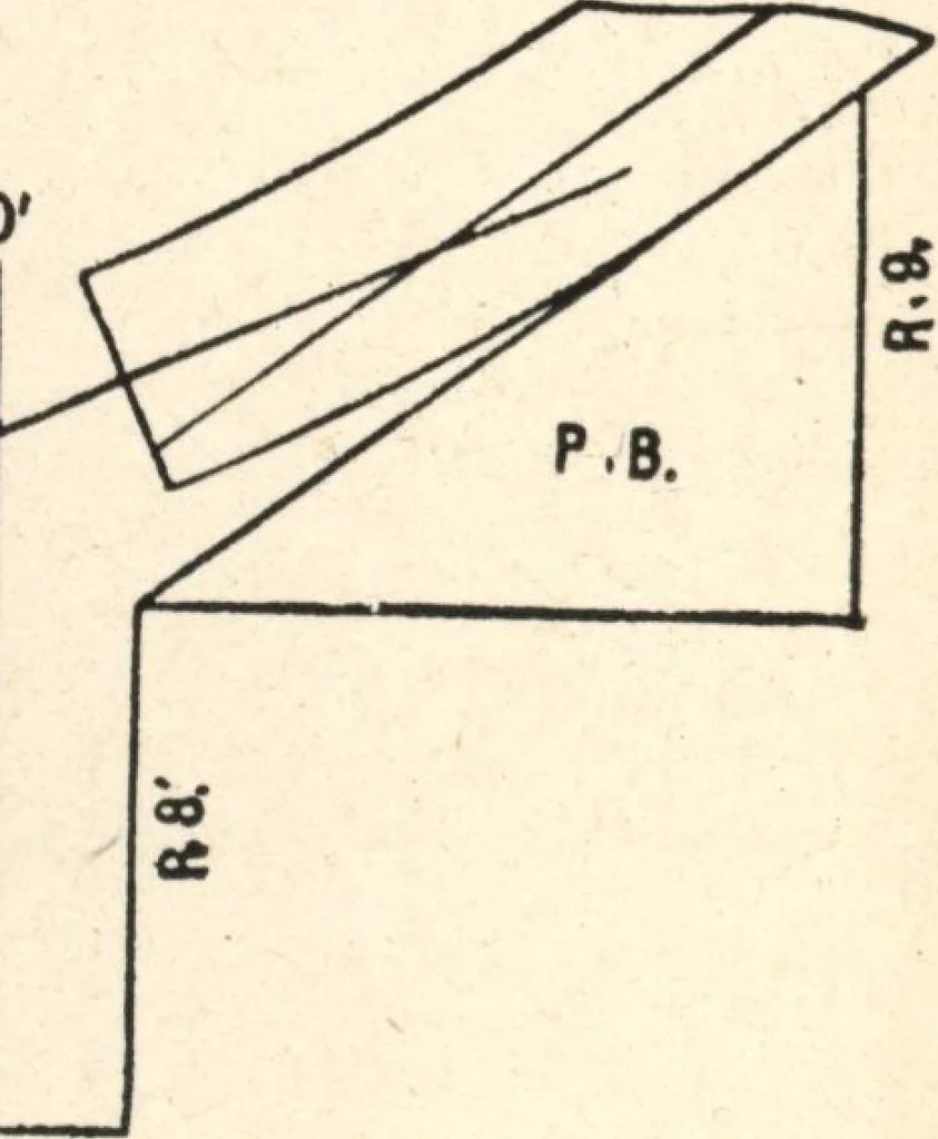 An illustration from Common-sense stair building and handrailing, 1903, leaf 91