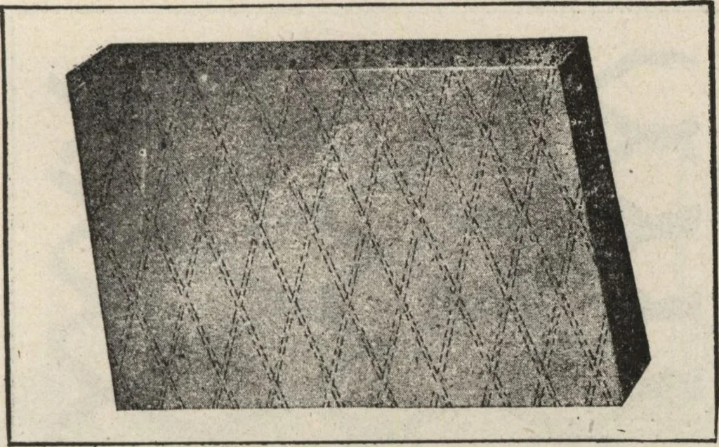 An illustration from Mortars, plasters, stuccos, artificial marbles, concretes, portland cements and compositions, 1906, leaf 461