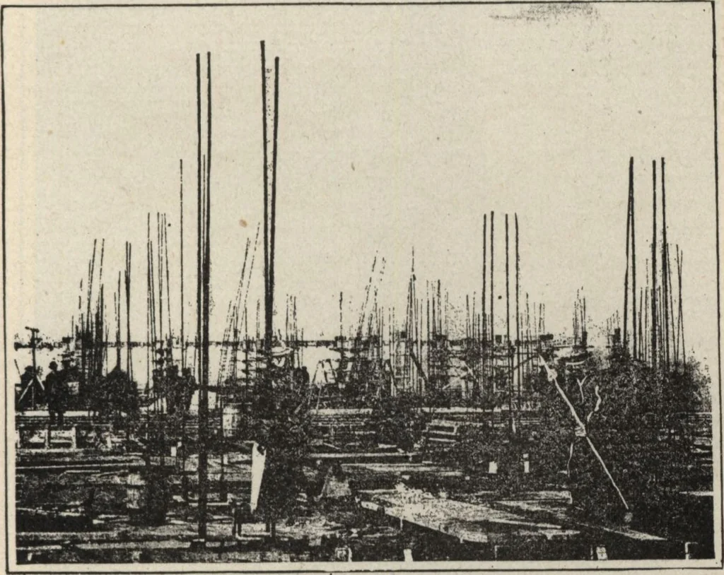 An illustration from Mortars, plasters, stuccos, artificial marbles, concretes, portland cements and compositions, 1906, leaf 463