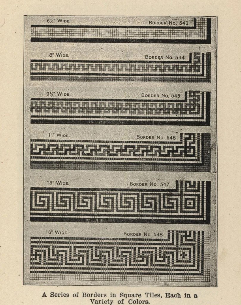 An illustration from Mortars, plasters, stuccos, artificial marbles, concretes, portland cements and compositions, 1906, leaf 501