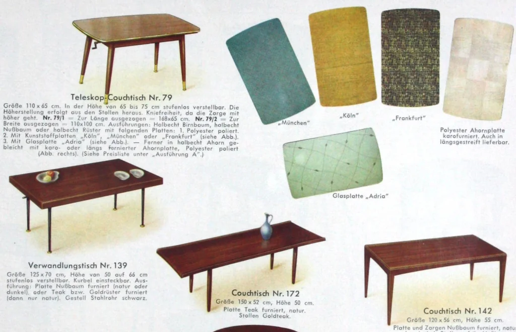 An illustration from Flamme-Katalog., 1960, leaf 86
