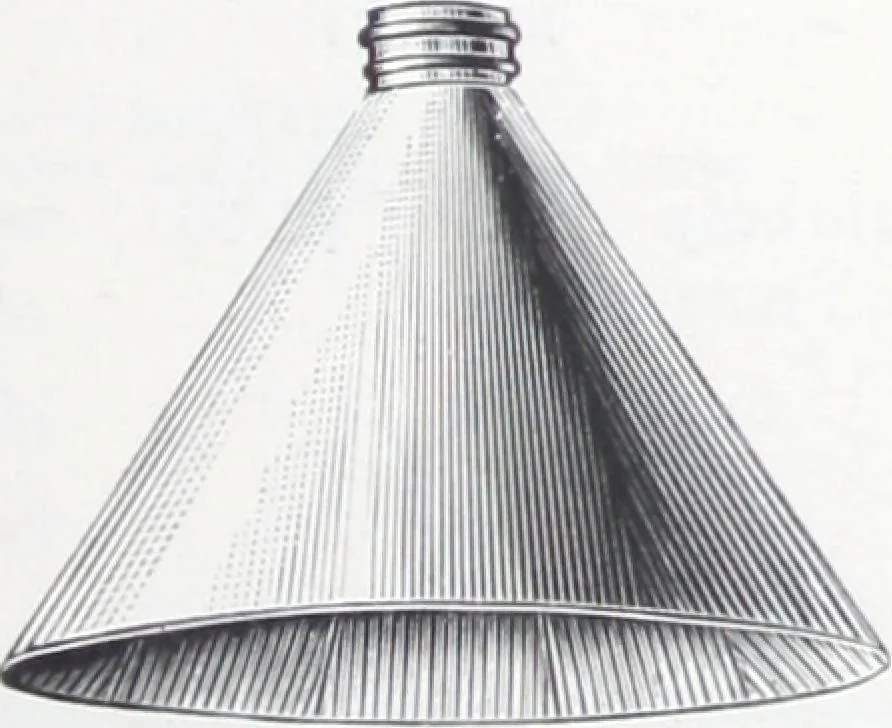 An illustration from Frink's patent reflectors for electric and combination fixtures : for lighting churches, halls, banks ..., 1898, leaf 20