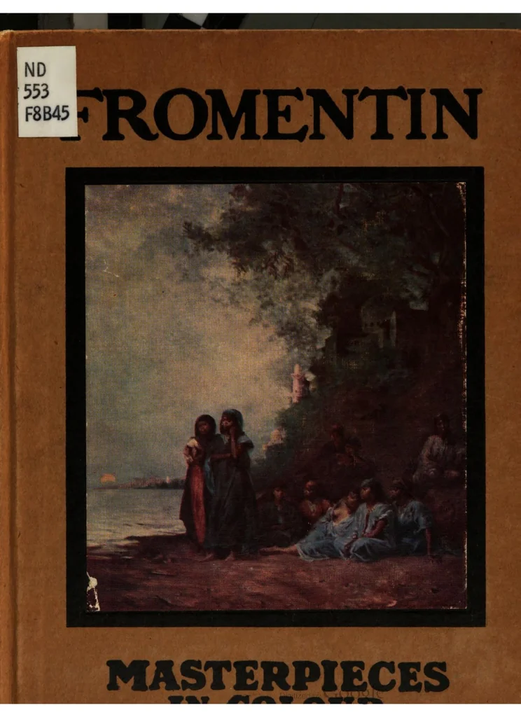 An illustration from Fromentin, 1913, leaf 1