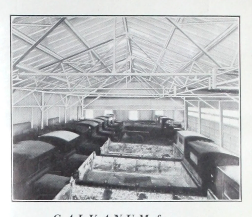 An illustration from Galvanum for galvanized iron : the one outstanding paint noted for its ability to adhere to galvanized iron, 1930, leaf 1