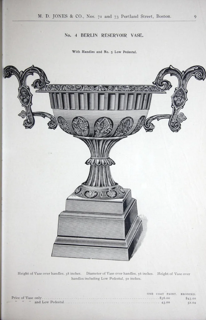 An illustration from Garden, lawn, cemetery and park adornments. illustrated catalogue D with 1904 supplement., 1904, leaf 10