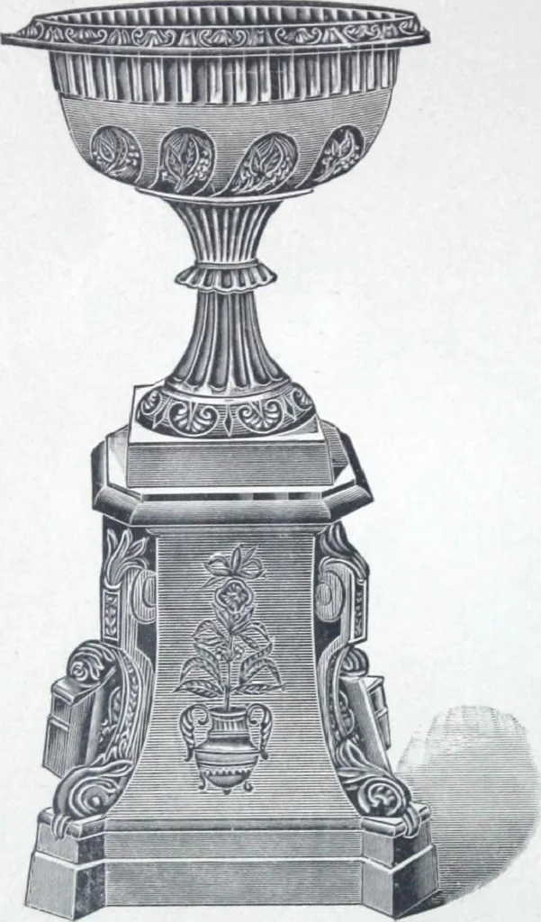 An illustration from Garden, lawn, cemetery and park adornments. illustrated catalogue D with 1904 supplement., 1904, leaf 11