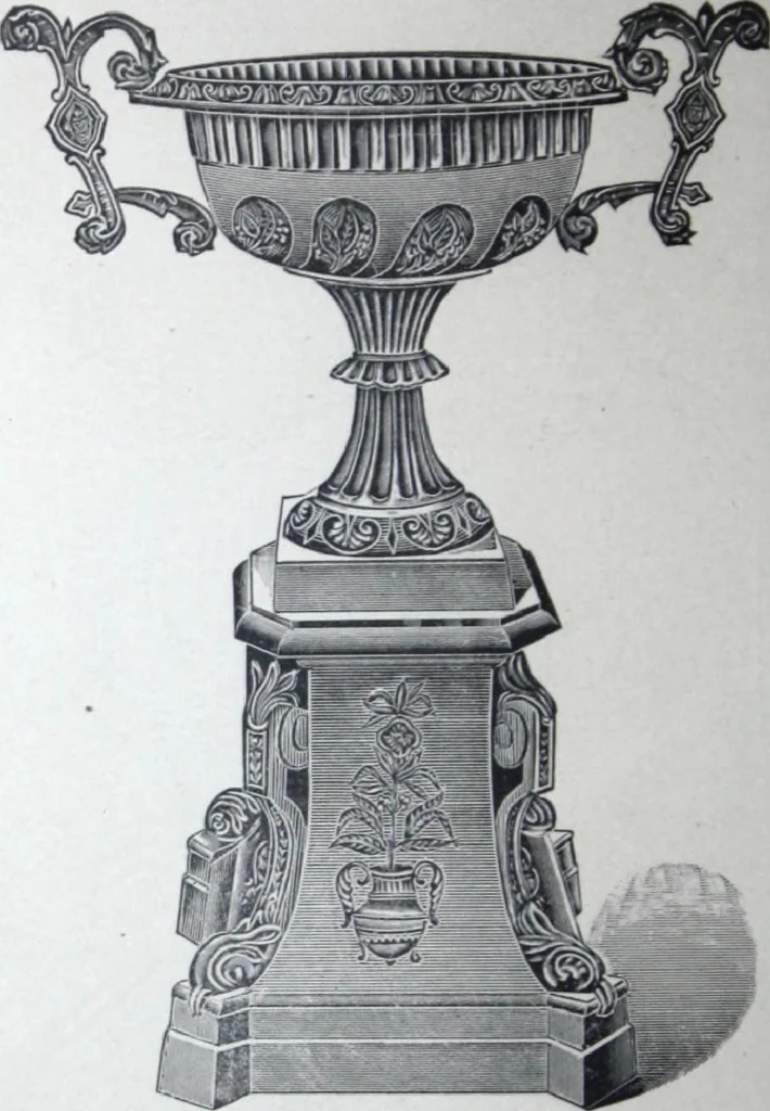 An illustration from Garden, lawn, cemetery and park adornments. illustrated catalogue D with 1904 supplement., 1904, leaf 11