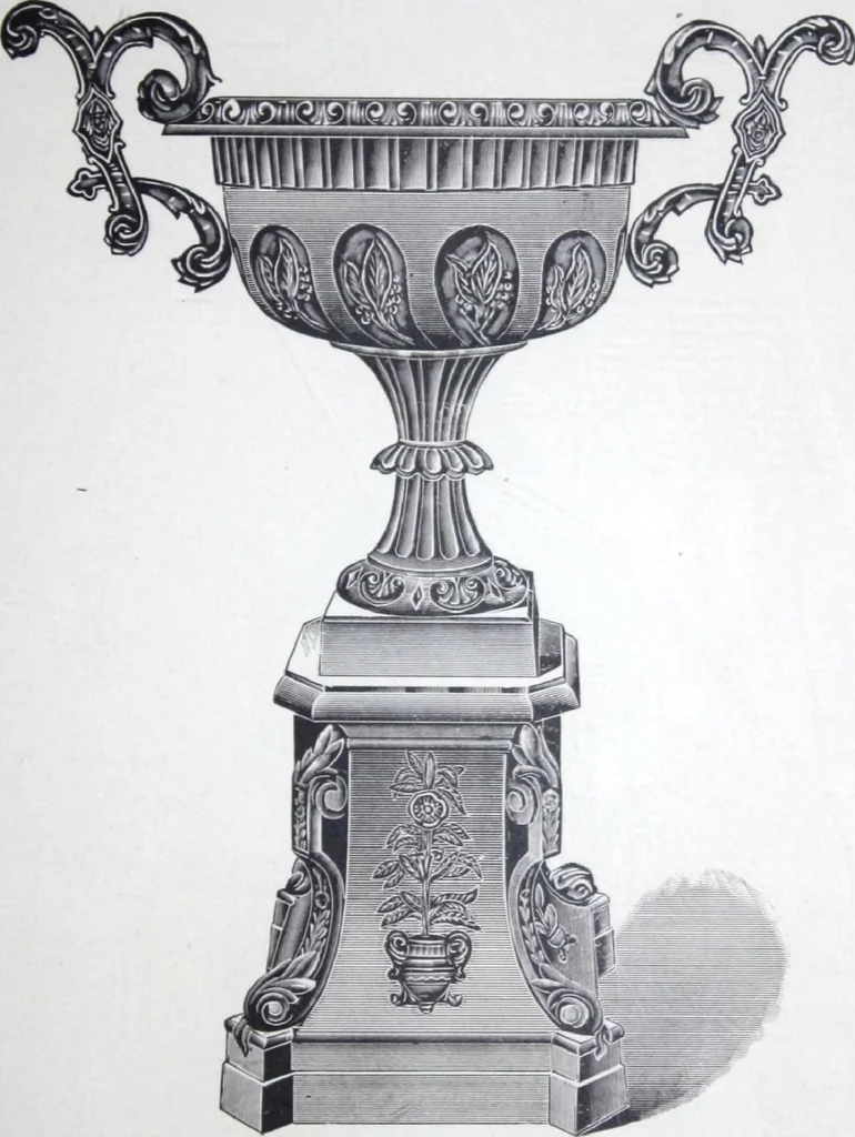 An illustration from Garden, lawn, cemetery and park adornments. illustrated catalogue D with 1904 supplement., 1904, leaf 14