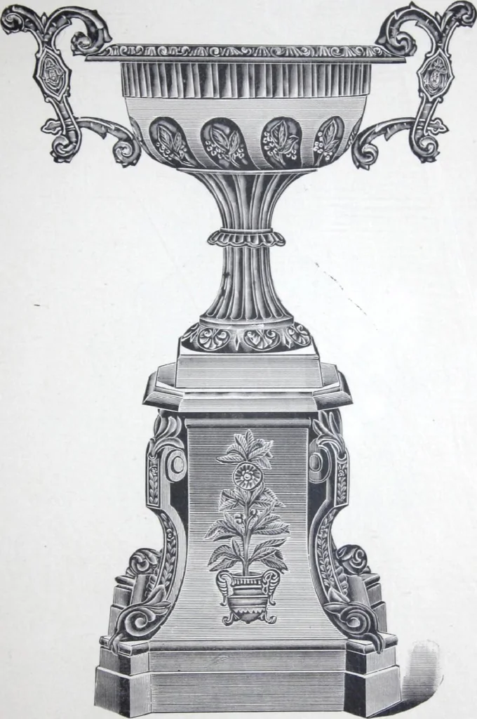 An illustration from Garden, lawn, cemetery and park adornments. illustrated catalogue D with 1904 supplement., 1904, leaf 16