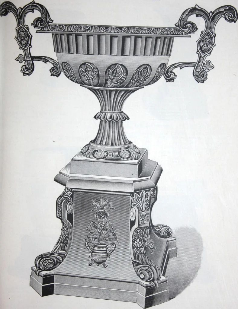 An illustration from Garden, lawn, cemetery and park adornments. illustrated catalogue D with 1904 supplement., 1904, leaf 18