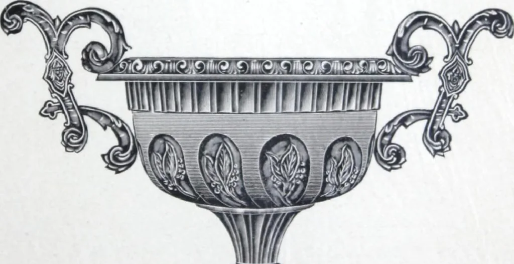 An illustration from Garden, lawn, cemetery and park adornments. illustrated catalogue D with 1904 supplement., 1904, leaf 6