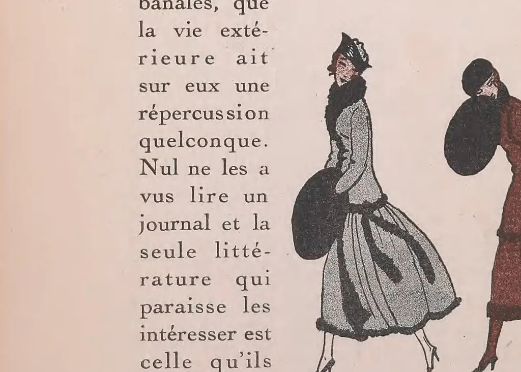 An illustration from Gazette du bon genre, 1912, leaf 108