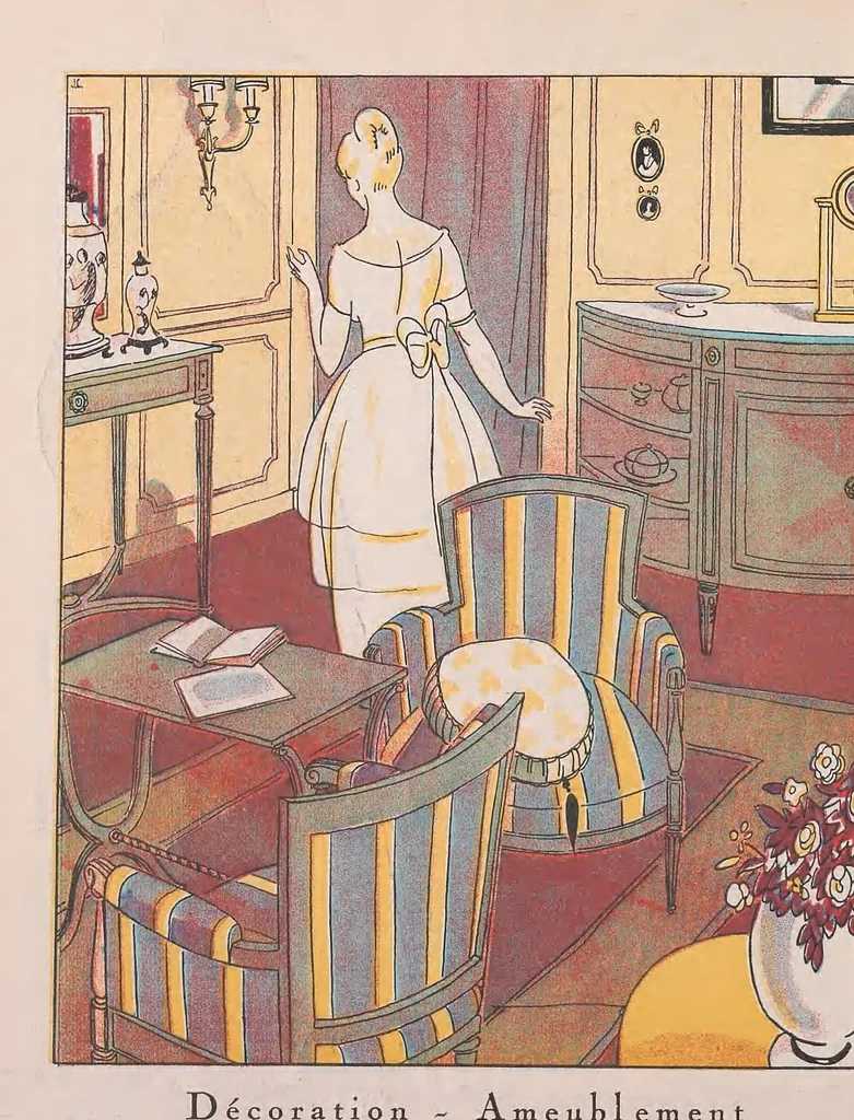An illustration from Gazette du bon genre, 1912, leaf 176