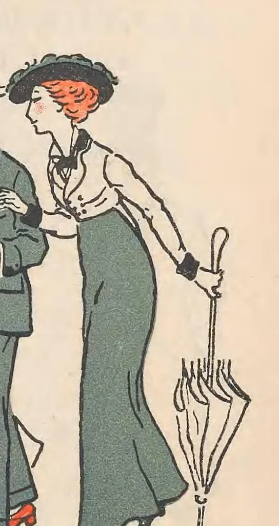 An illustration from Gazette du bon ton : arts, modes & frivolités, 1912, leaf 29