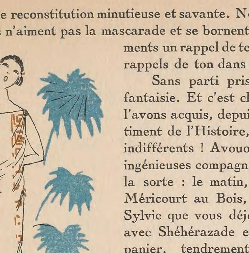 An illustration from Gazette du bon ton : arts, modes & frivolités, 1912, leaf 203