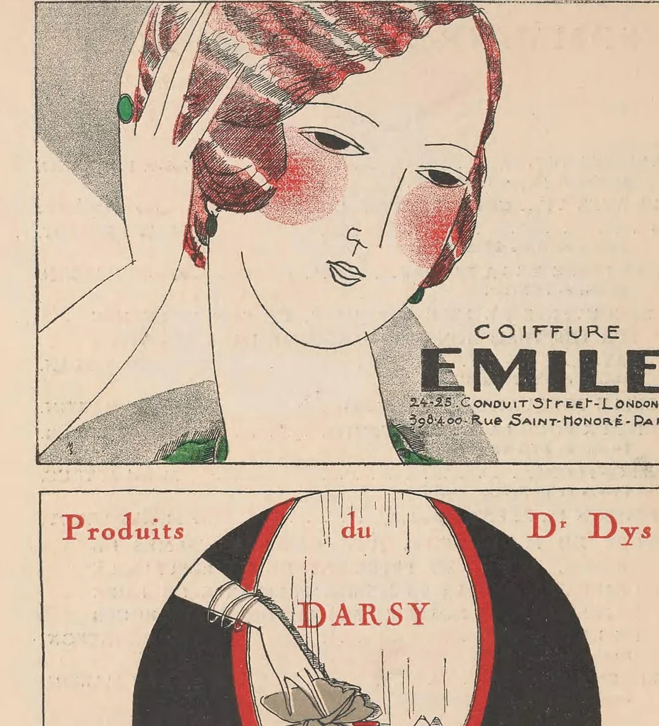 An illustration from Gazette du bon ton : arts, modes & frivolités, 1912, leaf 248