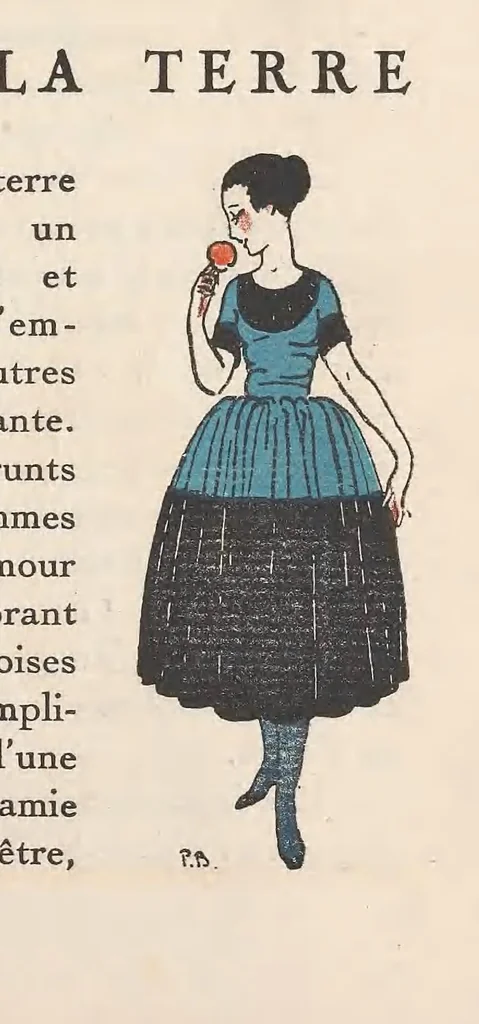 An illustration from Gazette du bon ton : arts, modes & frivolités, 1912, leaf 41