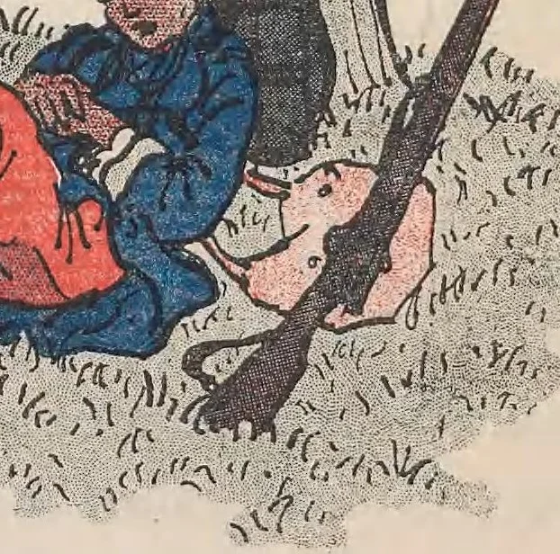 An illustration from Gazette du bon ton : arts, modes & frivolités, 1912, leaf 254