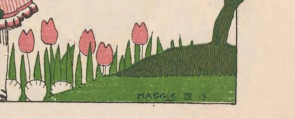 An illustration from Gazette du bon ton : arts, modes & frivolités, 1912, leaf 31