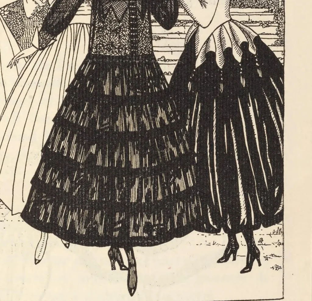 An illustration from Gazette du bon ton : arts, modes & frivolités, 1912, leaf 257