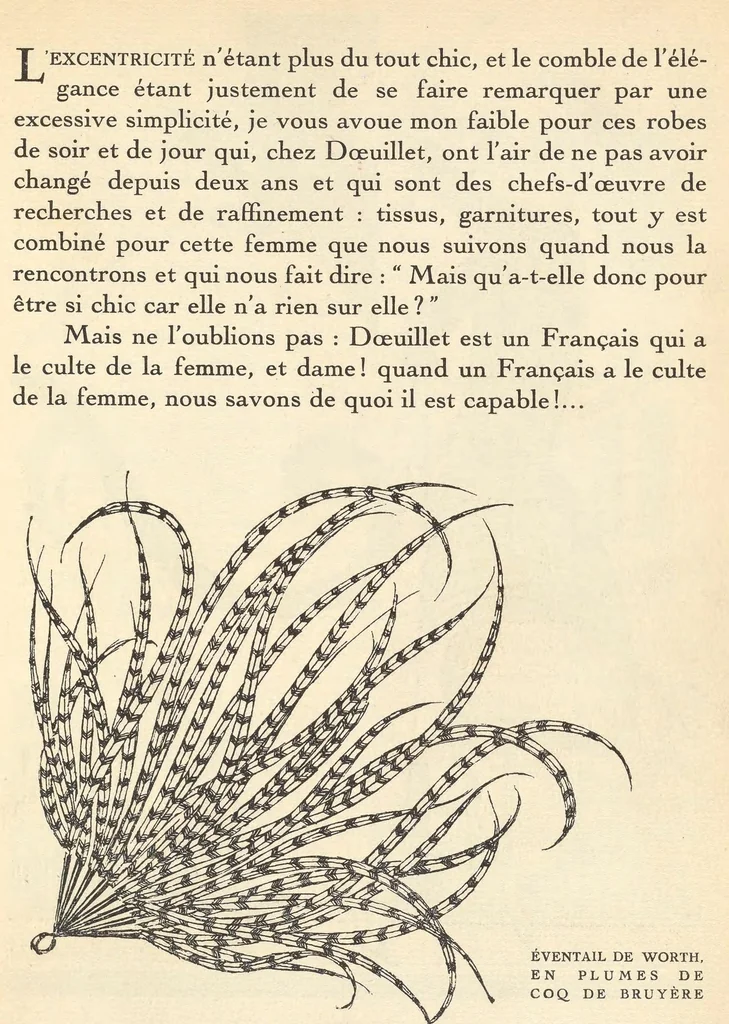 An illustration from Gazette du bon ton : arts, modes & frivolités, 1912, leaf 137