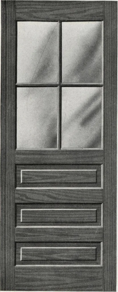 An illustration from General catalog 1917 including official sash and door price list, 1917, leaf 104