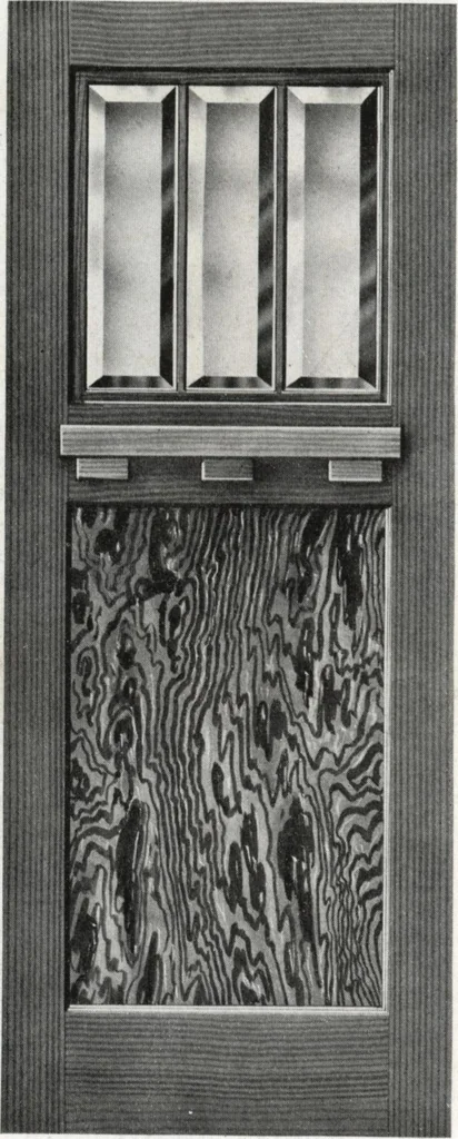 An illustration from General catalog 1917 including official sash and door price list, 1917, leaf 113