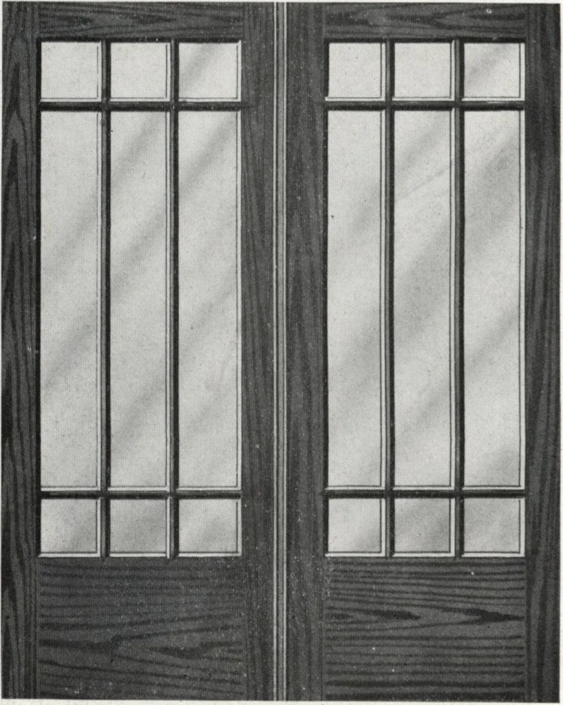 An illustration from General catalog 1917 including official sash and door price list, 1917, leaf 115