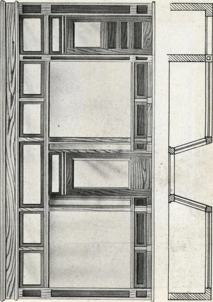 An illustration from General catalog 1917 including official sash and door price list, 1917, leaf 118