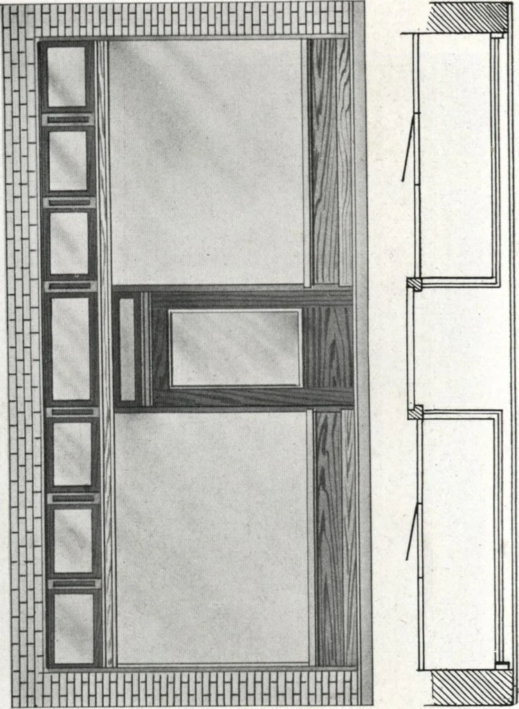 An illustration from General catalog 1917 including official sash and door price list, 1917, leaf 119