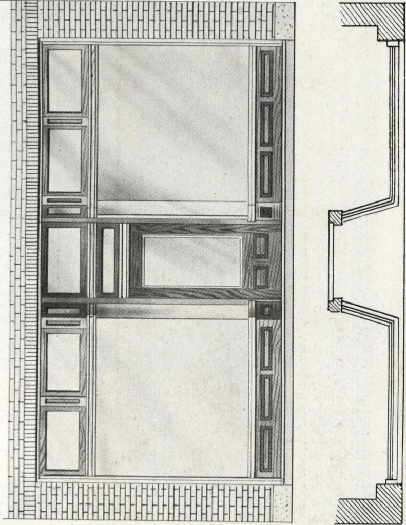 An illustration from General catalog 1917 including official sash and door price list, 1917, leaf 120