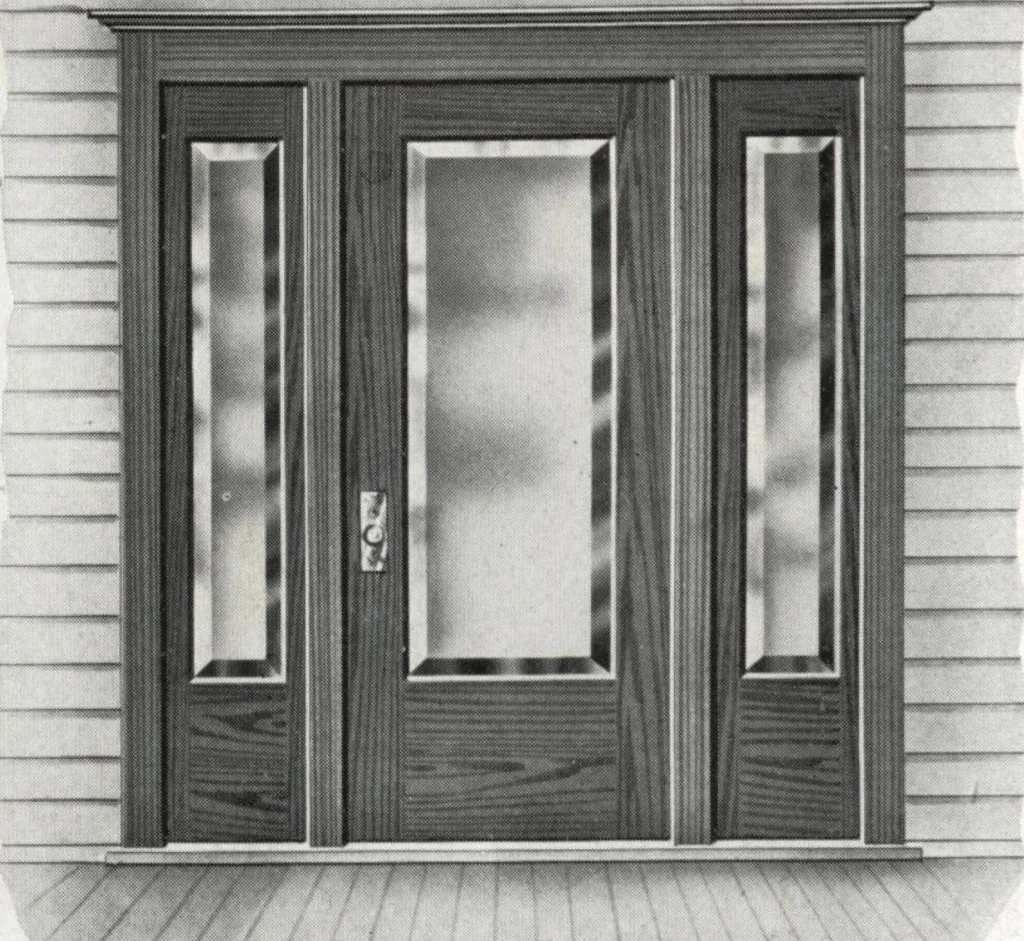 An illustration from General catalog 1917 including official sash and door price list, 1917, leaf 123