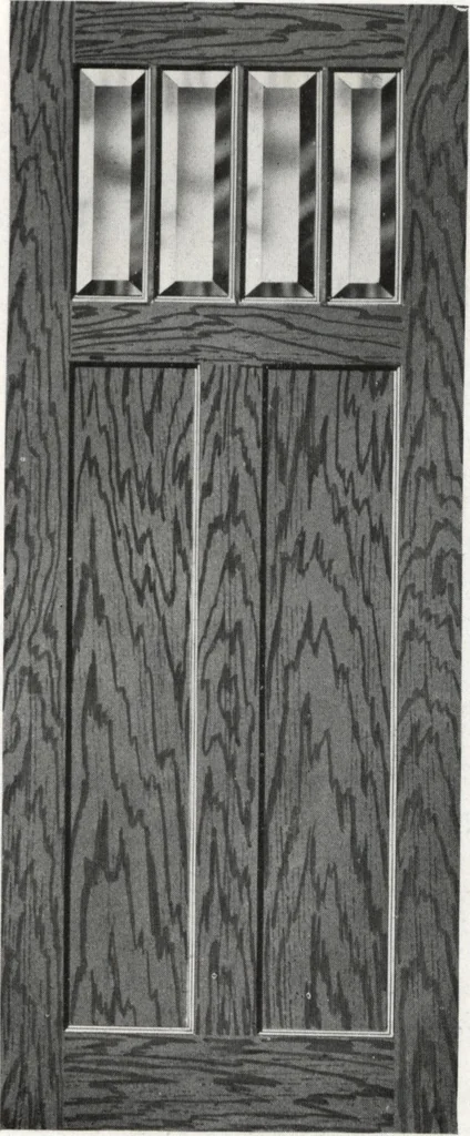 An illustration from General catalog 1917 including official sash and door price list, 1917, leaf 136