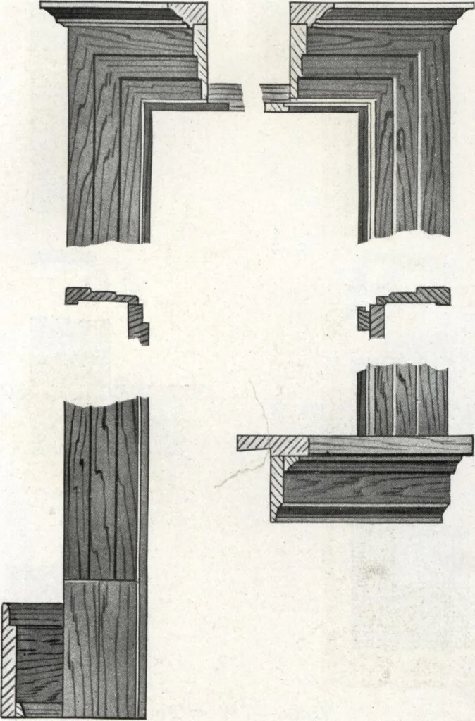 An illustration from General catalog 1917 including official sash and door price list, 1917, leaf 152