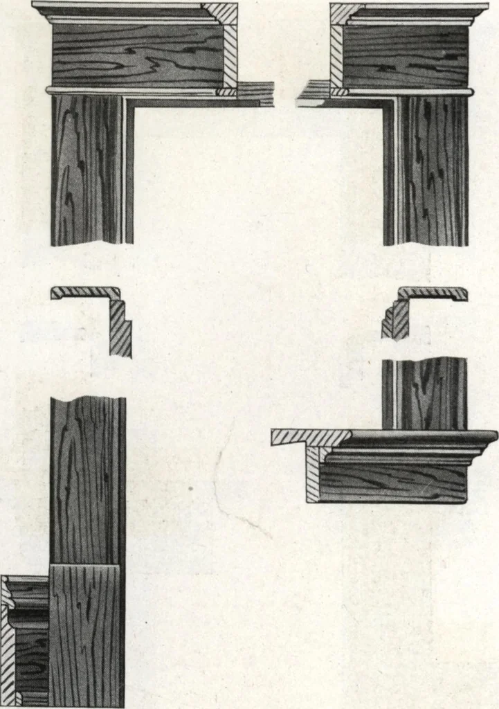 An illustration from General catalog 1917 including official sash and door price list, 1917, leaf 153