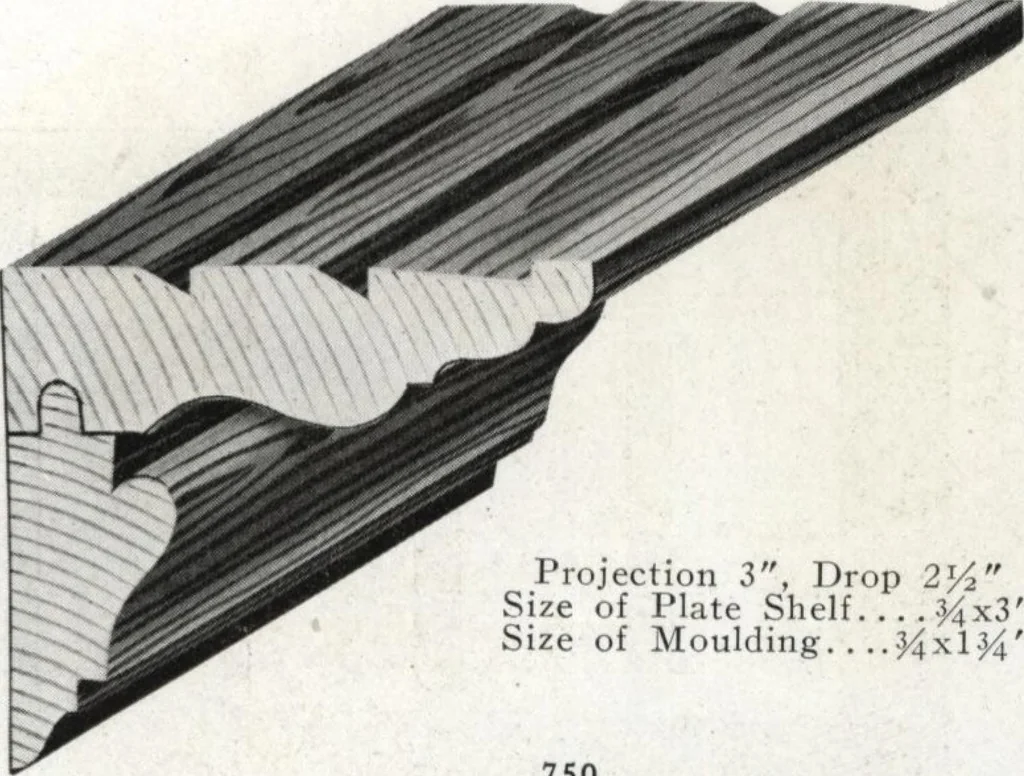 An illustration from General catalog 1917 including official sash and door price list, 1917, leaf 156